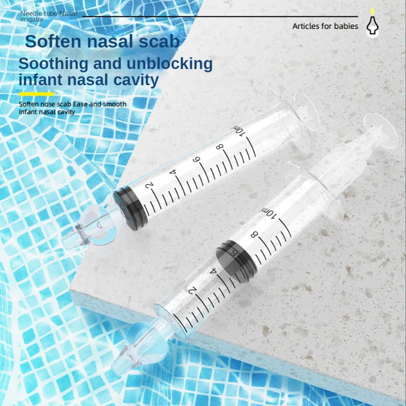 2 Pcs Baby Nose Cleaner Rhinitis Nasal Washer Needle Tube Baby Nasal Aspirator Cleaner Syringe Baby Nose Washing for Children